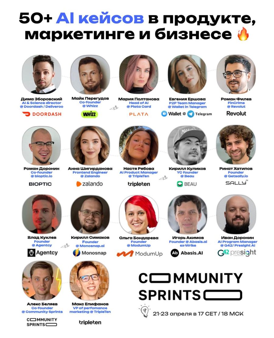 Спикеры конференции, апрель 2026
